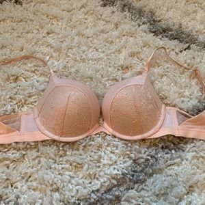 2/$10 ⭐️Victoria Secret Blush Pink Lace Pushup Bra